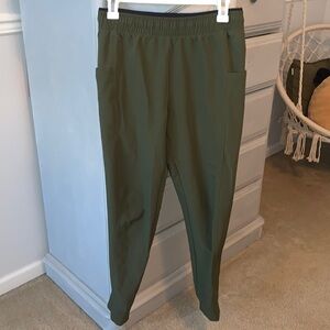 Army green joggers